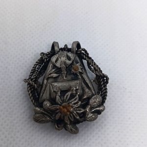 Vintage Backback Brooch West Germany
